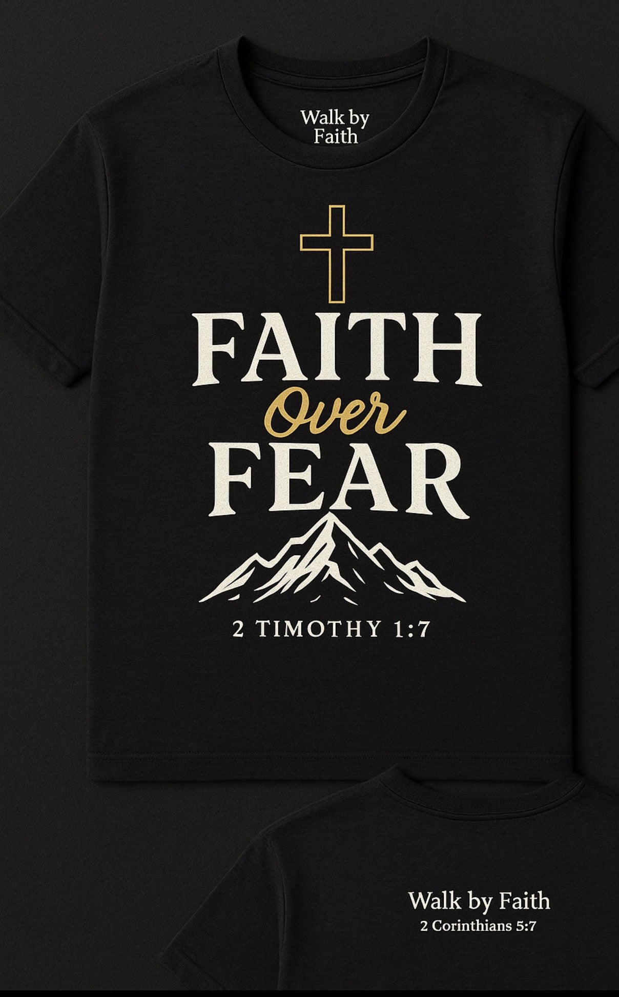 Faith Over Fear Men's T Shirt